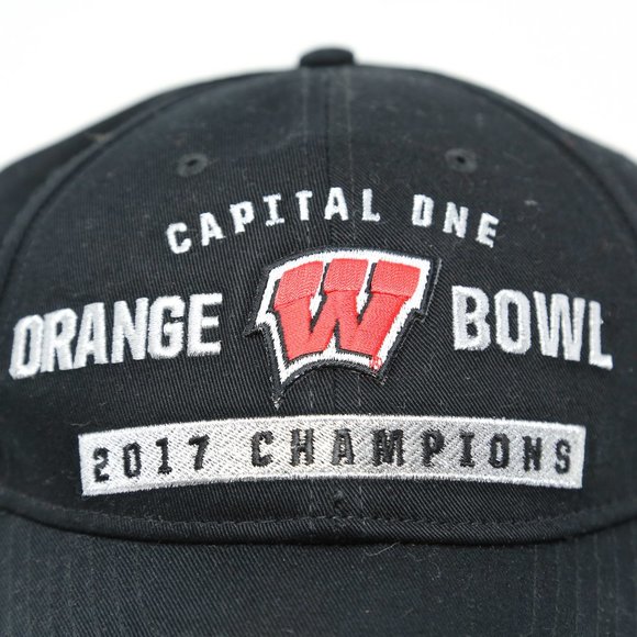 Wisconsin Badgers 2017 Orange Bowl Champs Hat Nike - Picture 6 of 7